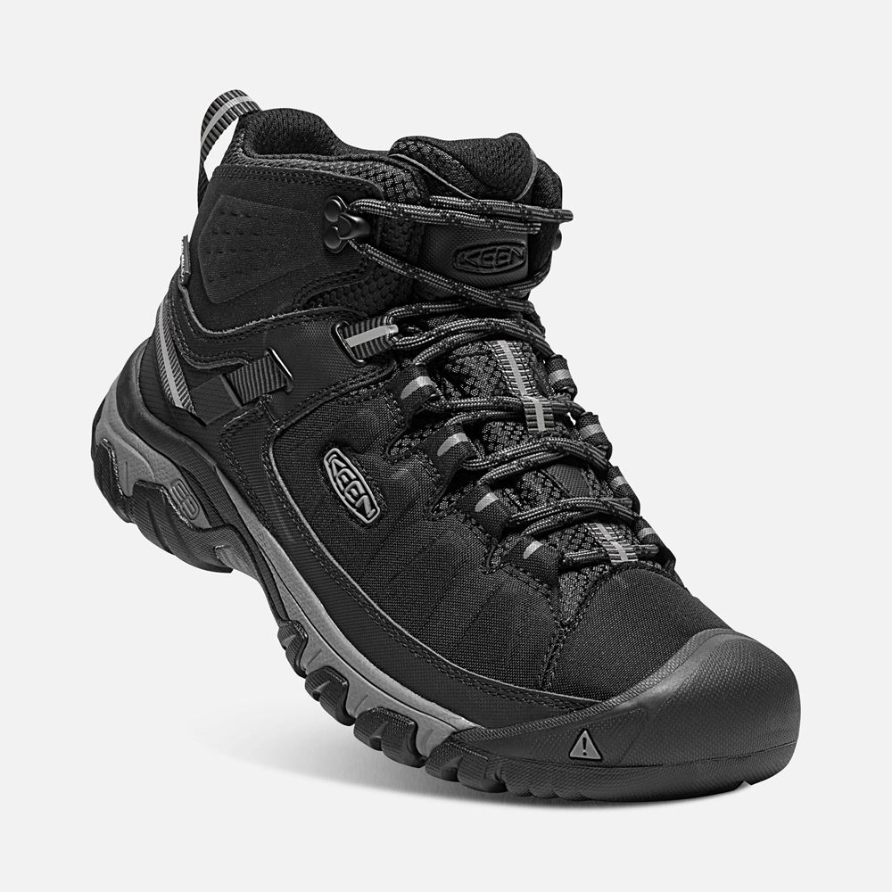 Botas de Seguridad Keen Mexico Negros - Hombre Targhee Exp Waterproof Mid - FZ9156078